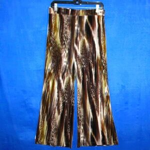 Vintage Southern Lady Petite Palazzo Pants - Women's Size SP - Abstract